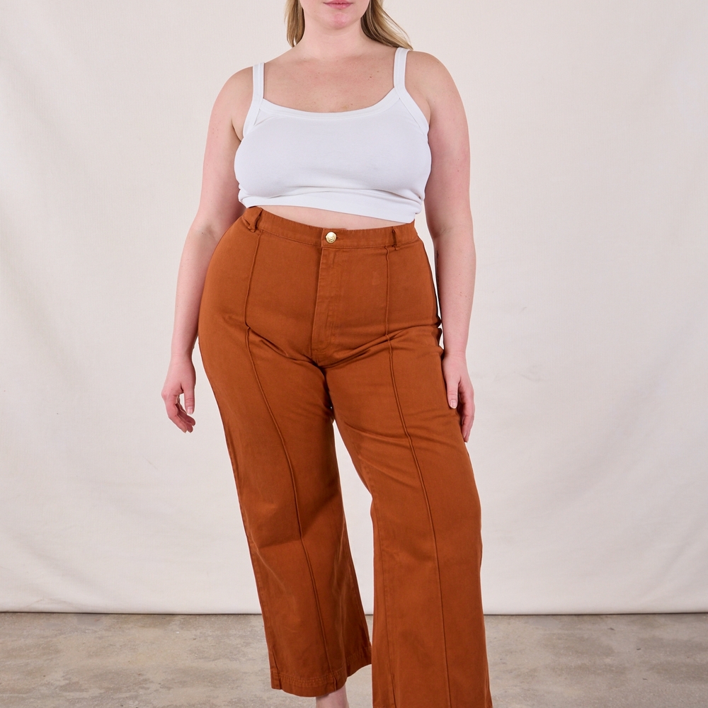 Big Bud Press Petite Western Pants BURNT TERRACOTTA